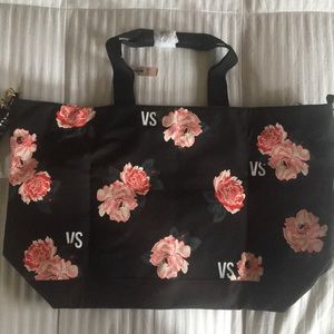 NWT Victoria’s Secret Flower Weekender Tote